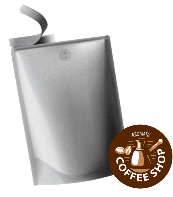 Kaffee Doypack mit Ventil (pro Verpackungseinheit 1000 Stück) Format 250x260x85/85mm